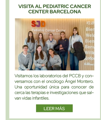 Visita al Pediatric Cancer Center Barcelona