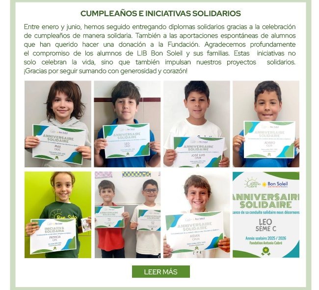 Cumpleaños solidarios